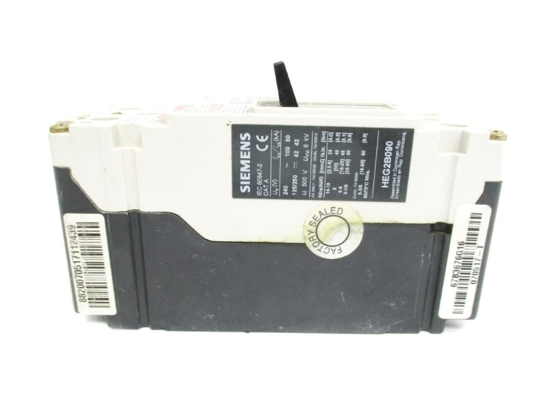 SIEMENS HEG2B090 480V 90A UNMP