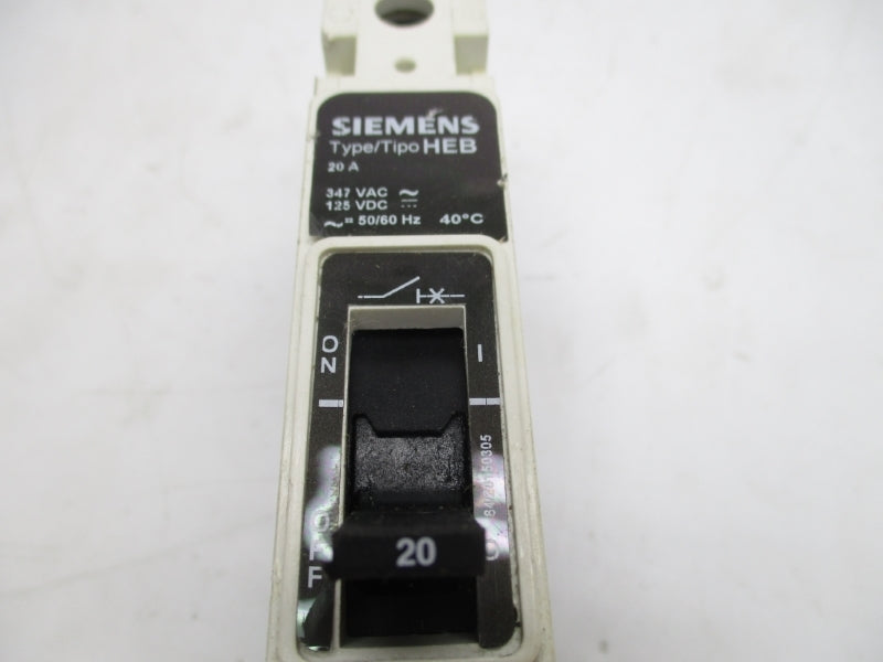 SIEMENS HEB1B020 347V 20A NSNP