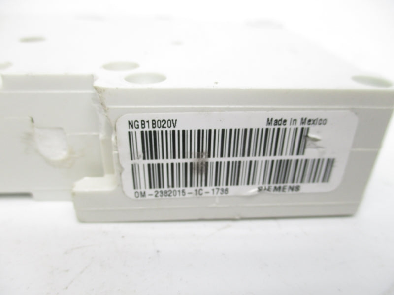 SIEMENS NGB1B020V 347V 20A (AS PICTURED) NSNP