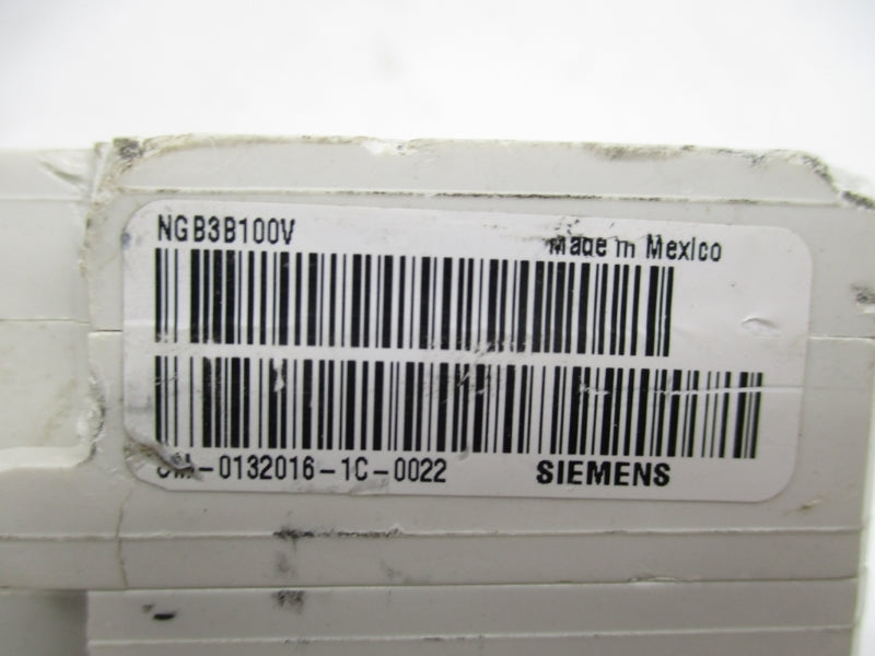 SIEMENS NGB3B100V 125/250V 100A UNMP