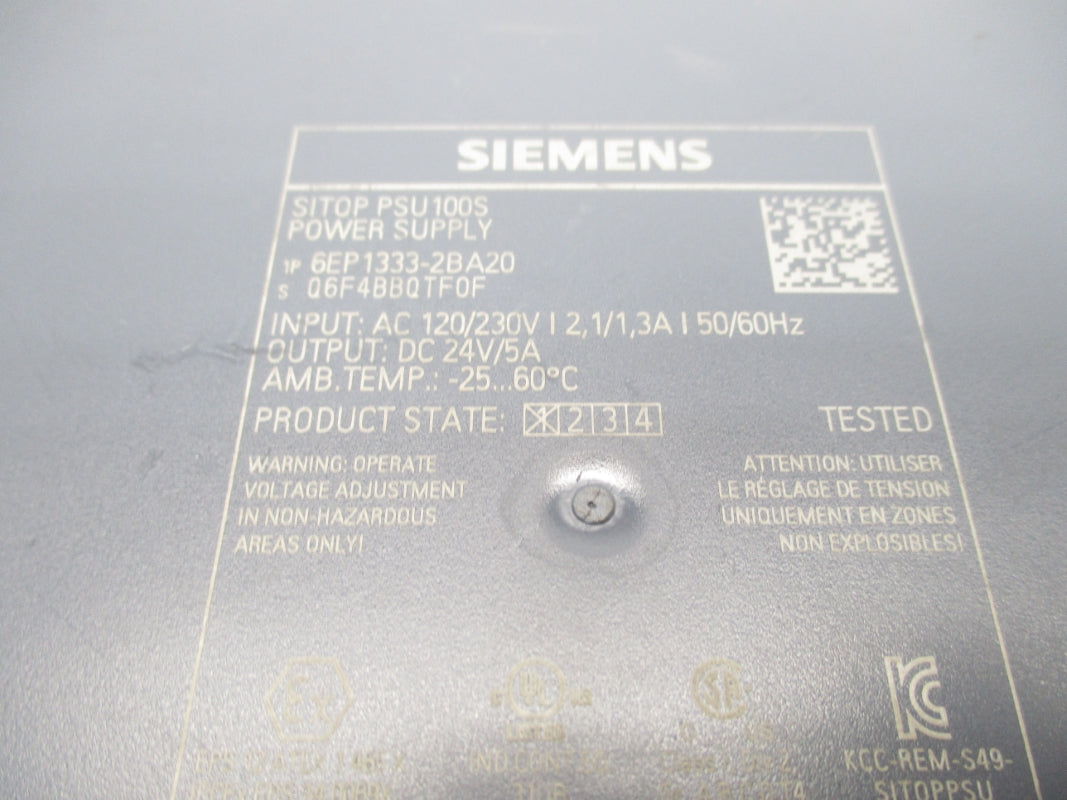 SIEMENS 6EP1333-2BA20 120/230V 2,1/1,3A UNMP
