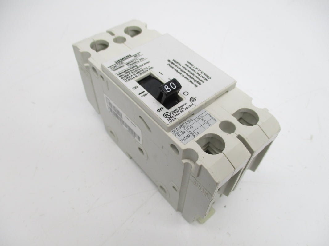 SIEMENS CQD280 125/250V 80A NSNP