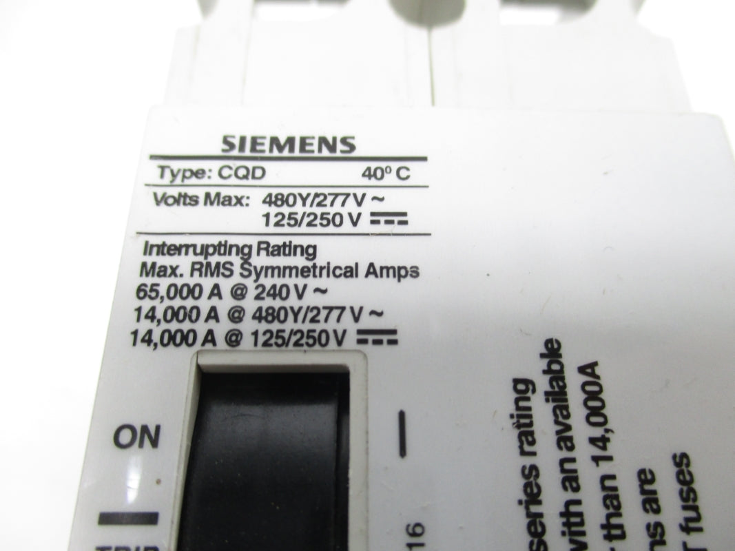 SIEMENS CQD280 125/250V 80A NSNP