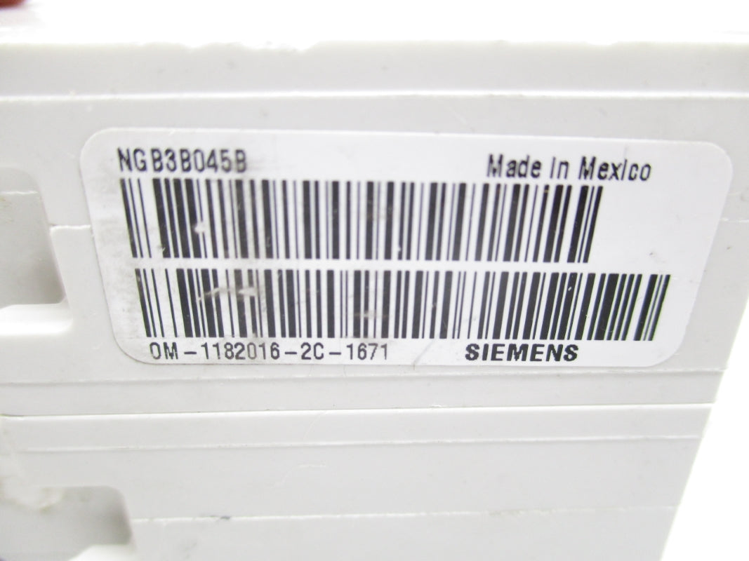SIEMENS NGB3B045B 125/250V 45A NSNP