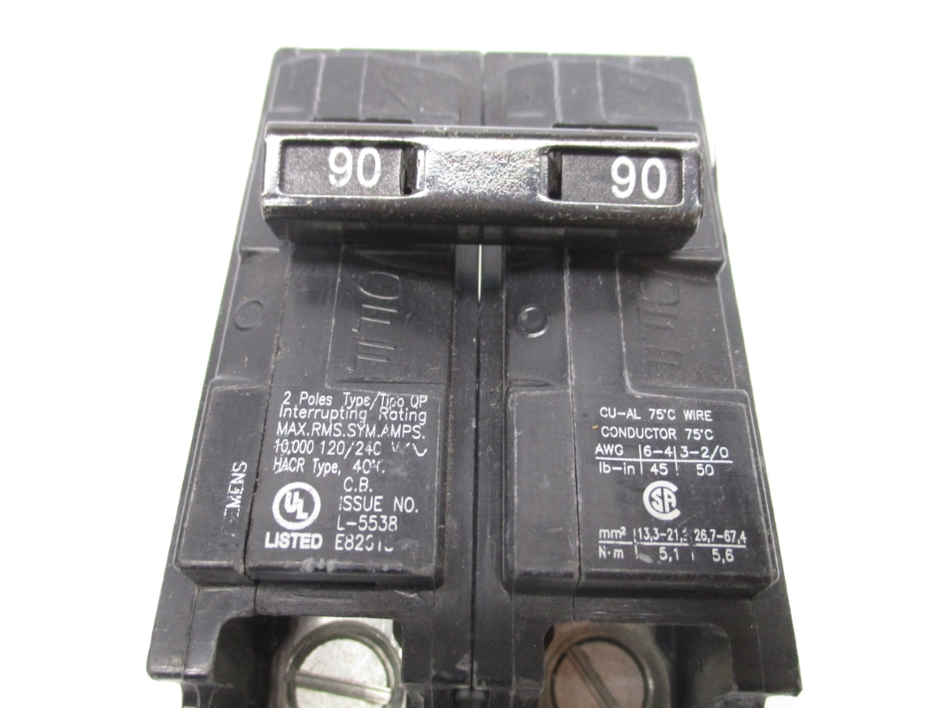 SIEMENS Q290 120/240V 90A (AS PICTURED) NSNP