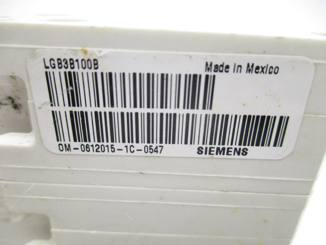 SIEMENS LGB3B100B 125/250V 100A NSNP