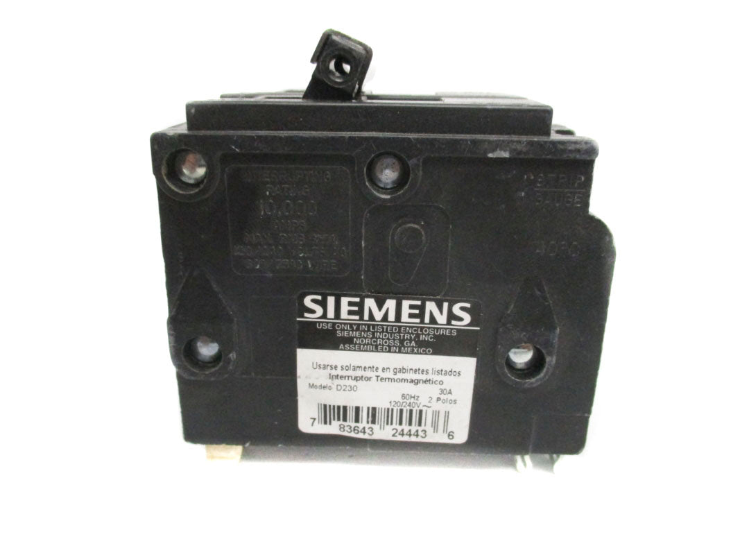 SIEMENS D230 120/240V 30A NSNP