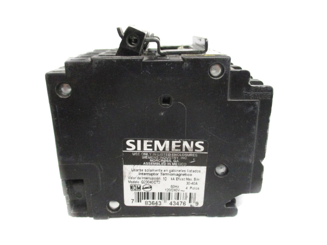 SIEMENS Q23040CT2 120/240V 30-40A NSNP