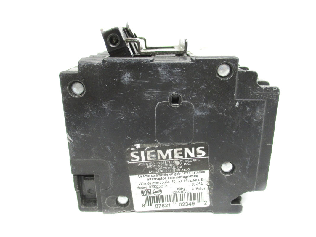 SIEMENS Q23025CT2 120/240V 30-25A NSNP
