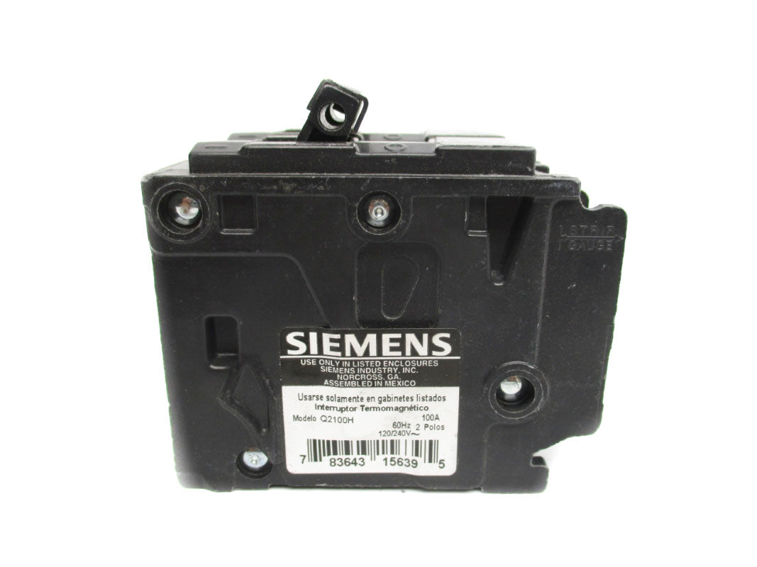 SIEMENS Q2100H 120/240V 100A (AS PICTURED) NSNP