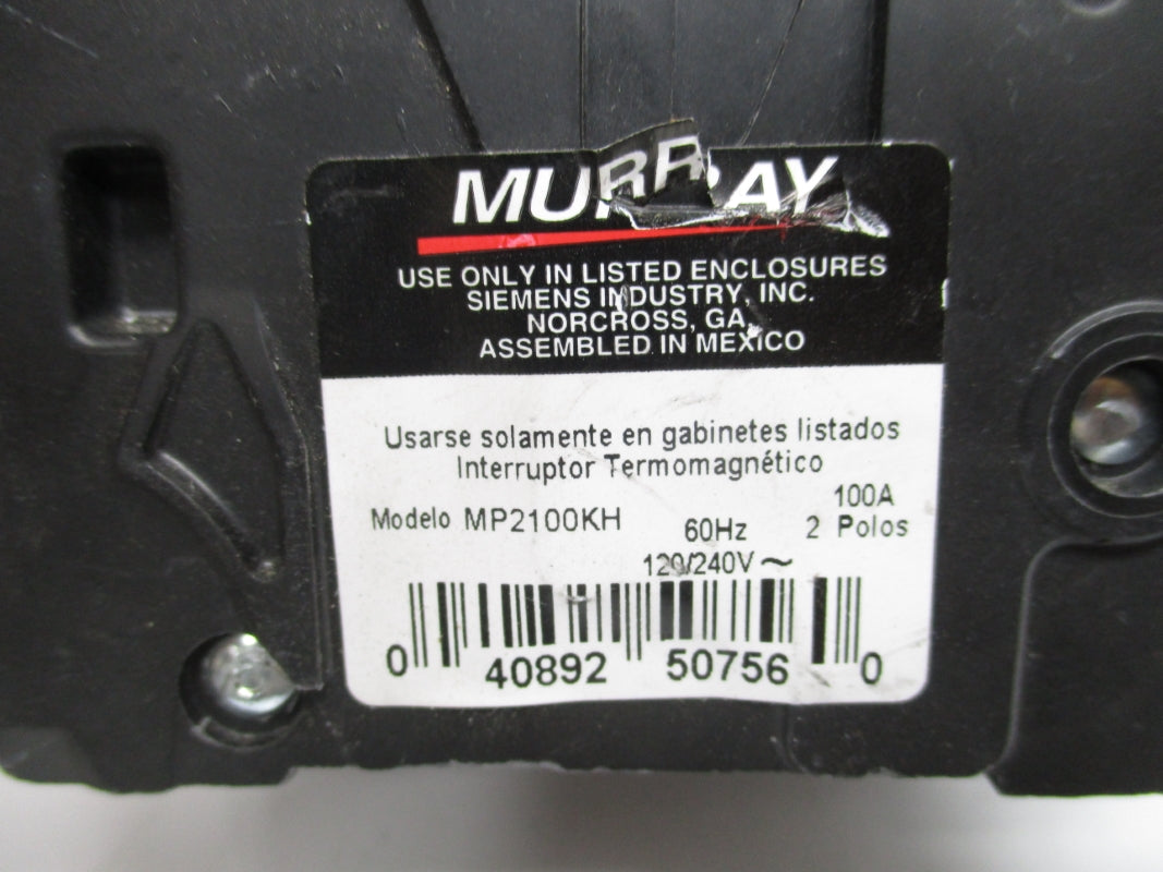 MURRAY MP2100KH 120/240V 100A (AS PICTURED) NSNP