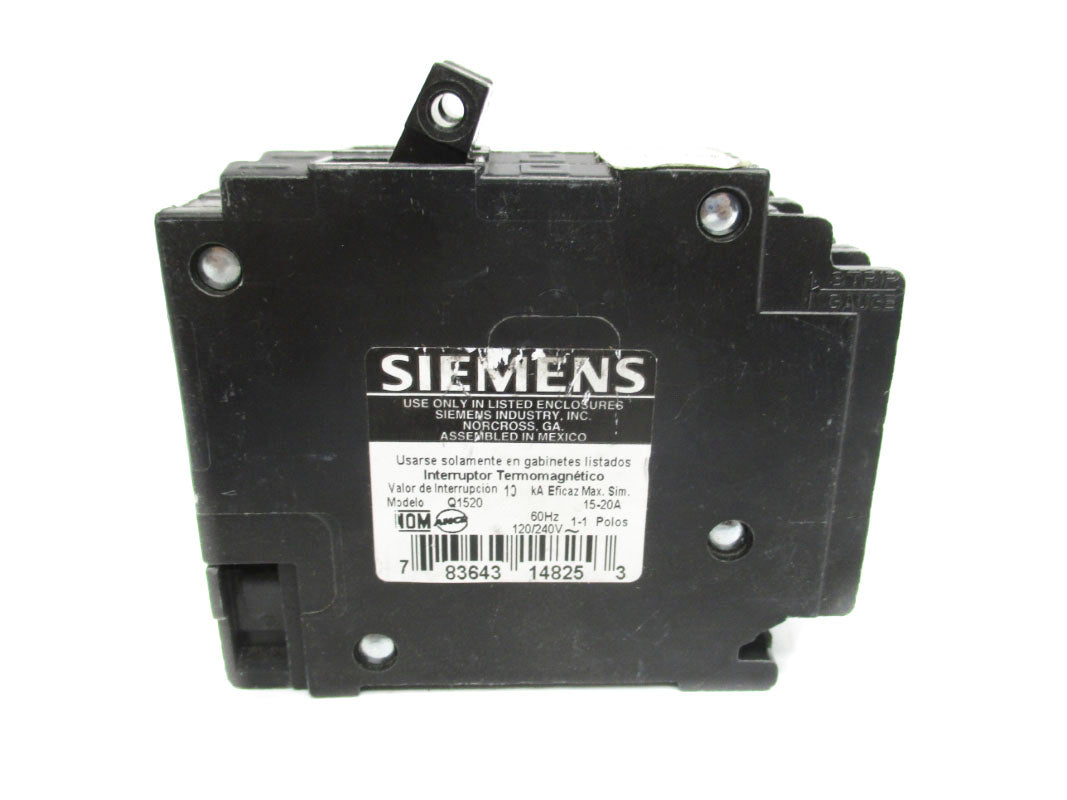 SIEMENS Q1520 120/240V 15-20A NSNP