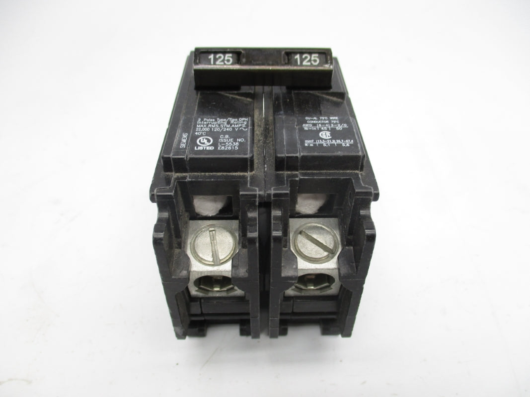 SIEMENS Q2125H 120/240V 125A NSNP
