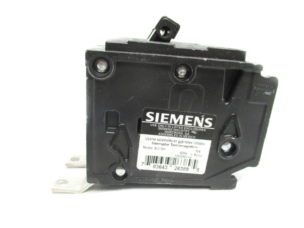 SIEMENS B215H 120/240V 15A NSNP