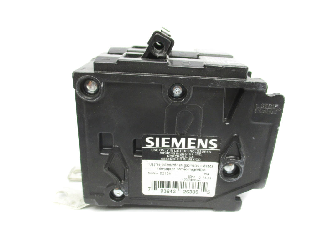 SIEMENS B215H 120/240V 15A (AS PICTURED) NSNP
