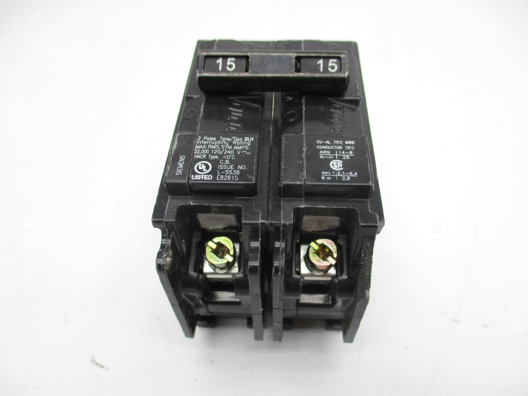 SIEMENS B215H 120/240V 15A (AS PICTURED) NSNP