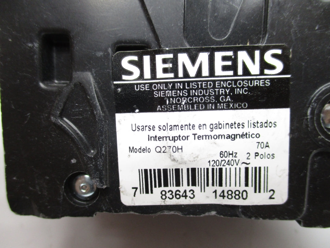 SIEMENS Q270H 120/240V 70A NSNP