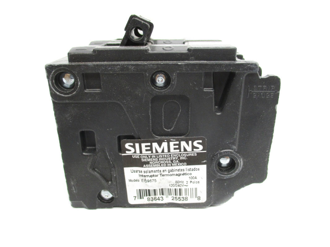 SIEMENS EQ9675 120/240V 100A (AS PICTURED) NSNP