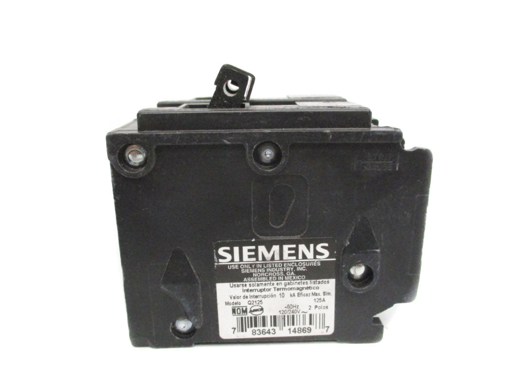SIEMENS Q2125 120/240V 125A NSNP