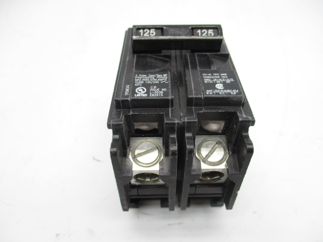 SIEMENS Q2125 120/240V 125A NSNP
