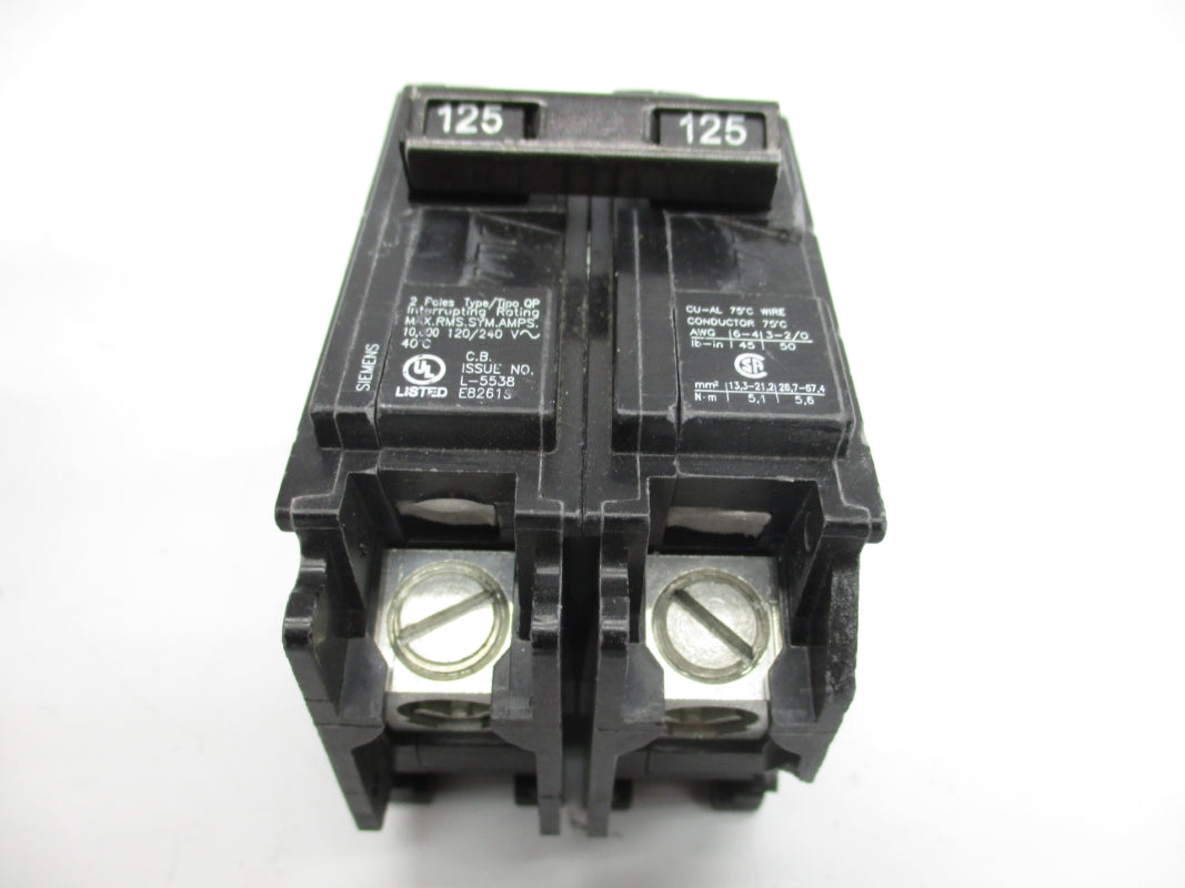 SIEMENS Q2125 120/240V 125A (AS PICTURED) NSNP