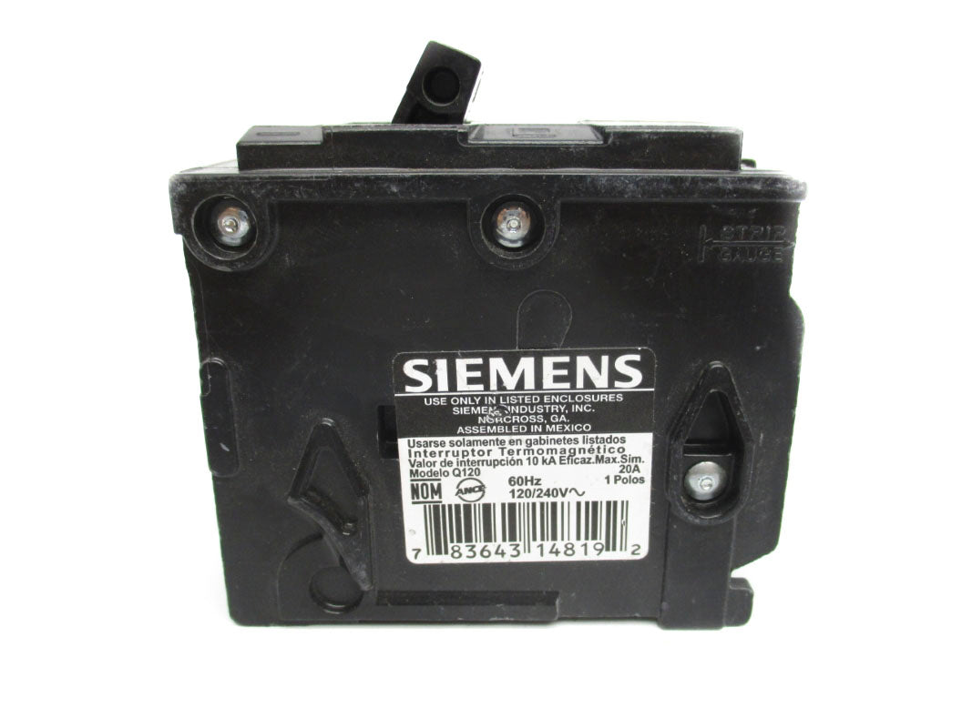 SIEMENS Q120 240V 20A UNMP