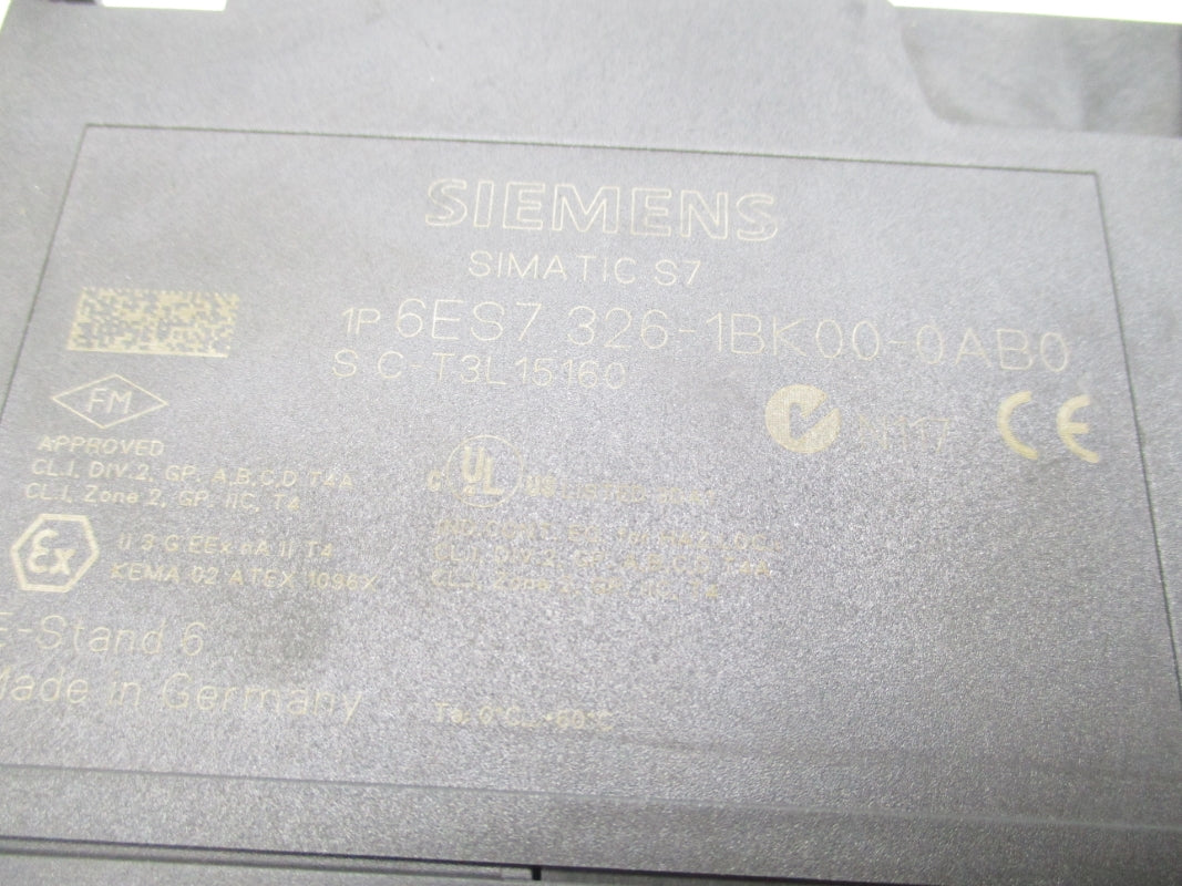 SIEMENS 6ES7326-1BK00-0AB0 UNMP