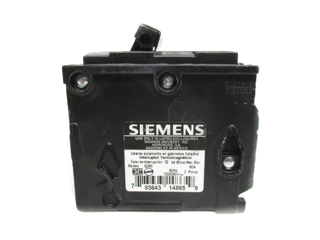 SIEMENS Q260 120/240V 60A NSNP
