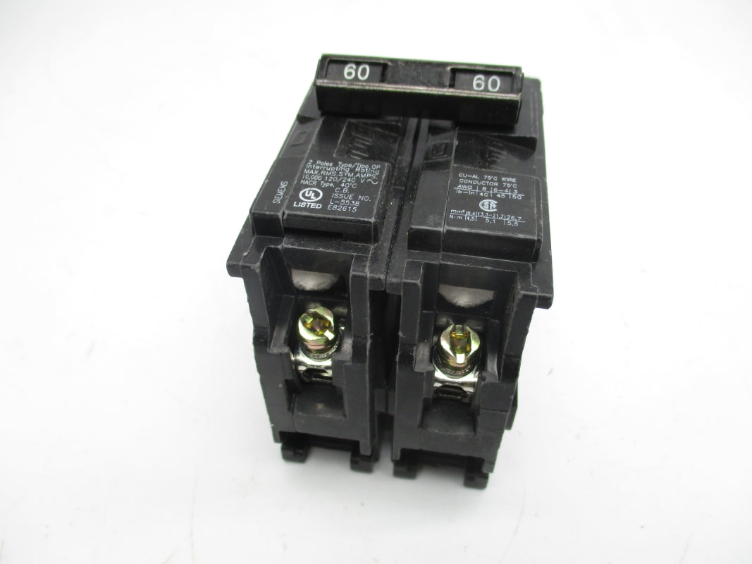 SIEMENS Q260 120/240V 60A NSNP