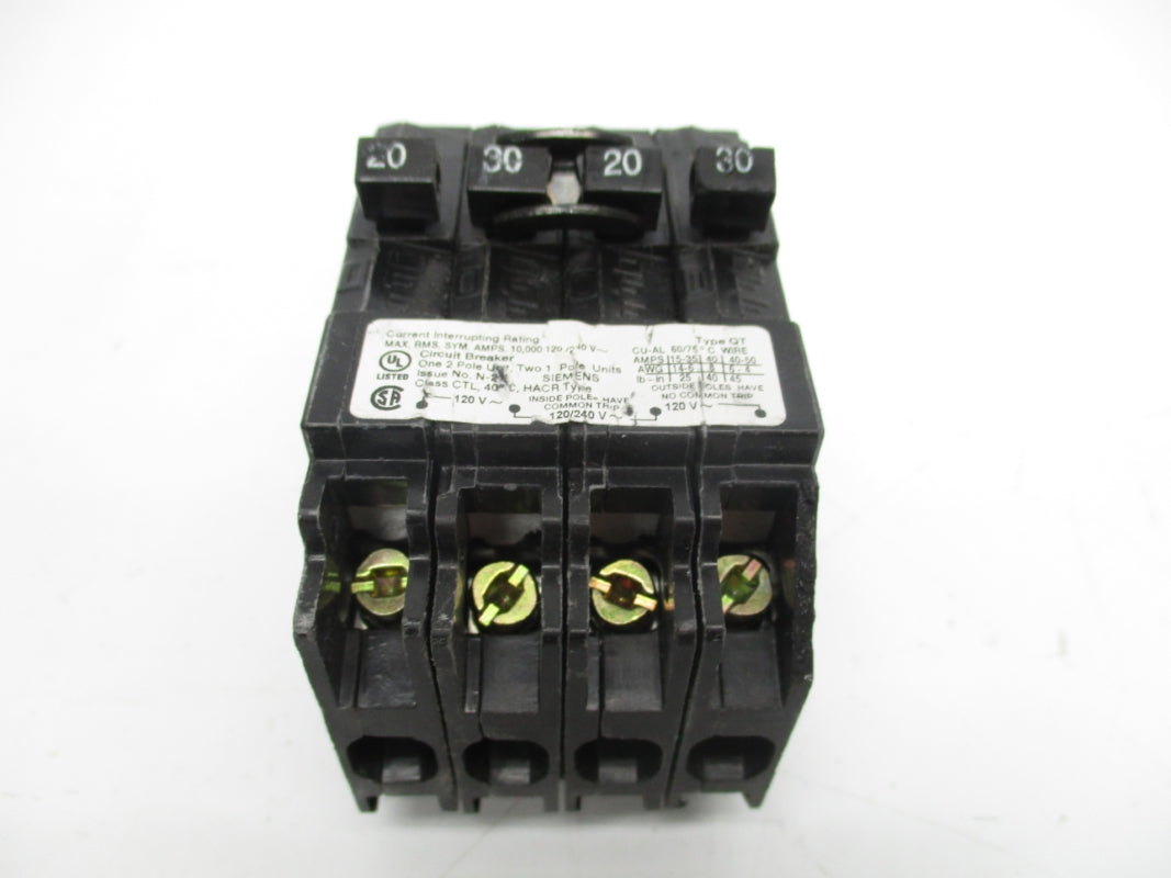 SIEMENS Q22030CT 240V 20-30A (AS PICTURED) NSNP