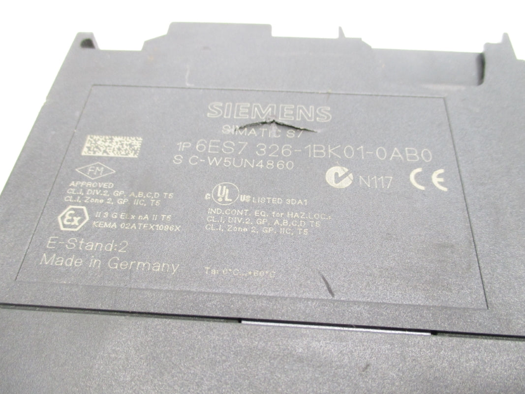 SIEMENS 6ES7326-1BK01-0AB0 24VDC UNMP