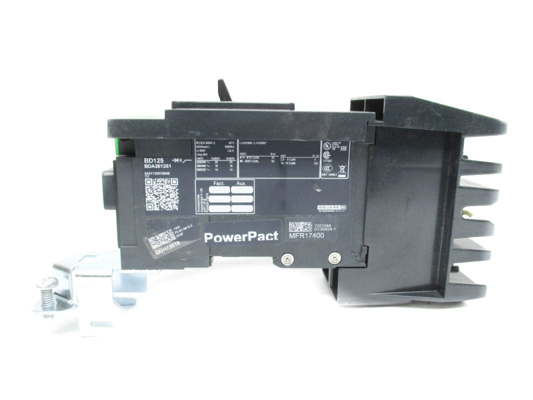 SQUARE D BDA261251 480V 125A NUPI