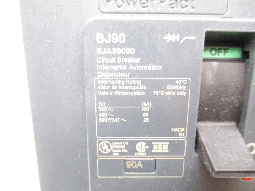 SQUARE D BJA36090 480V 90A NSNP