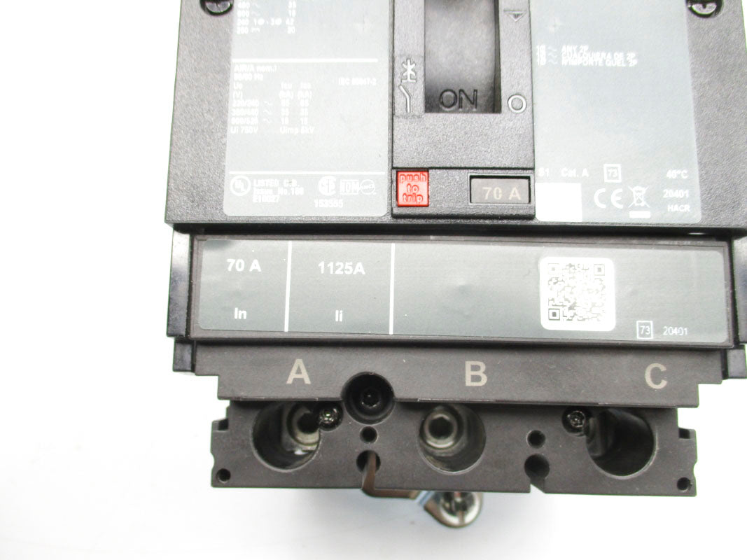 SQUARE D HGA36070 600V 70A NSNP