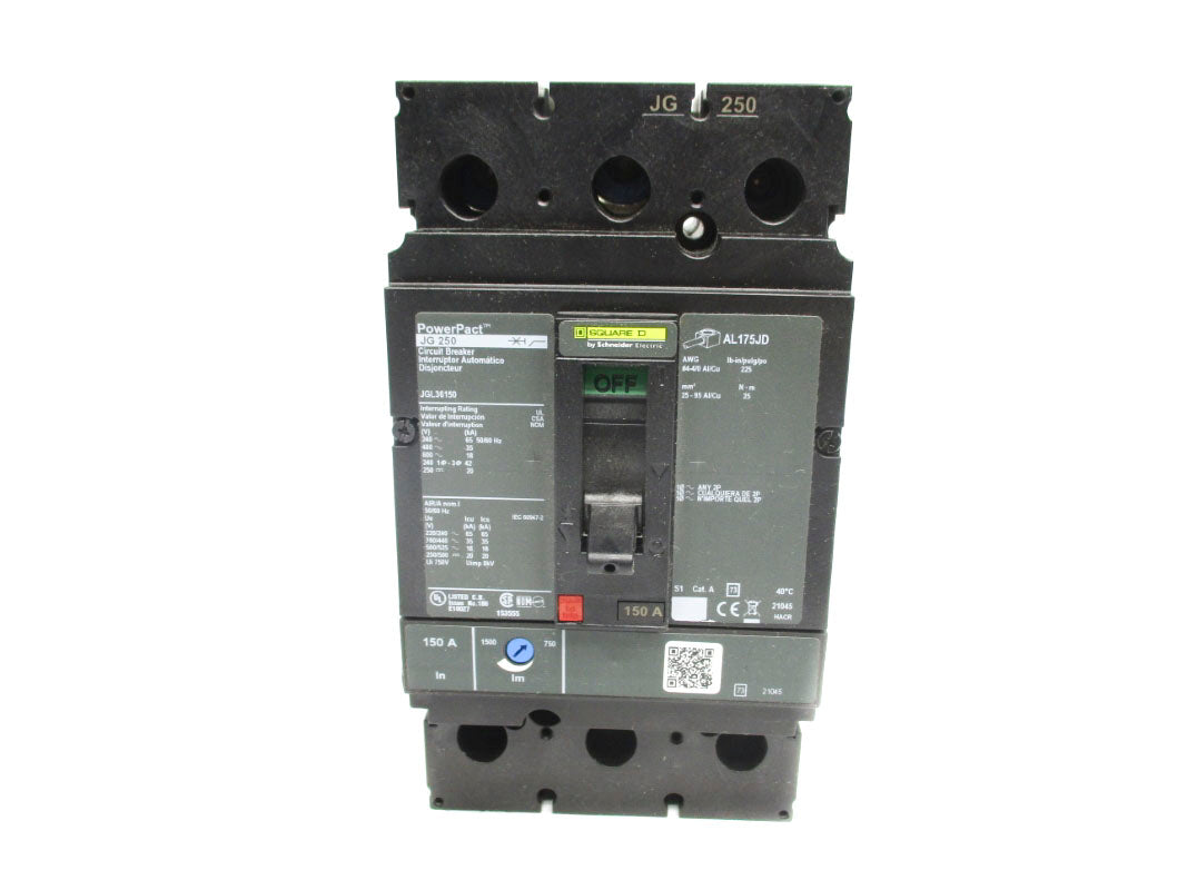 SQUARE D JGL36150 600V 150A NSNP
