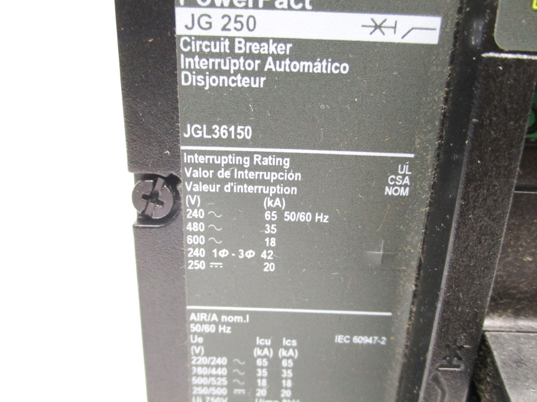 SQUARE D JGL36150 600V 150A NSNP