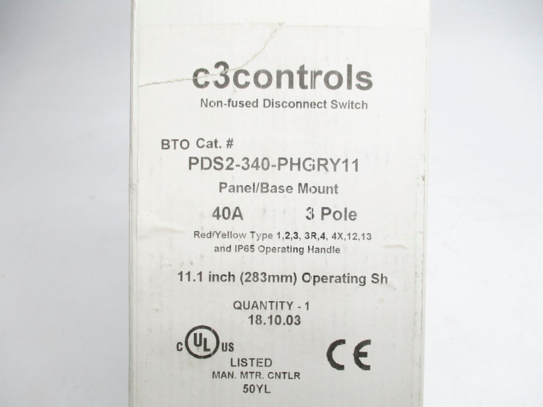 C3CONTROLS PDS2-340-PHGRY11 NSMP