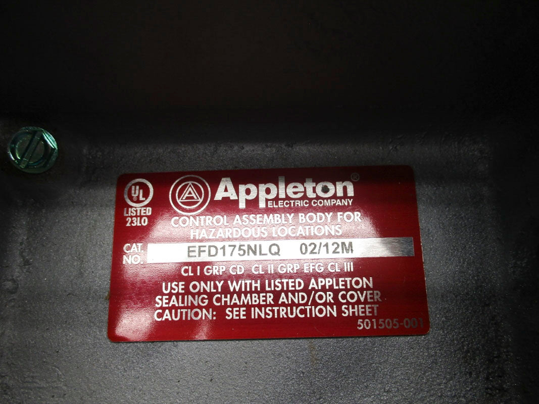 APPLETON EFD175NLQ NSMP