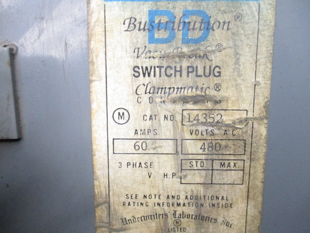 I-T-E 14352 480V 60A UNMP