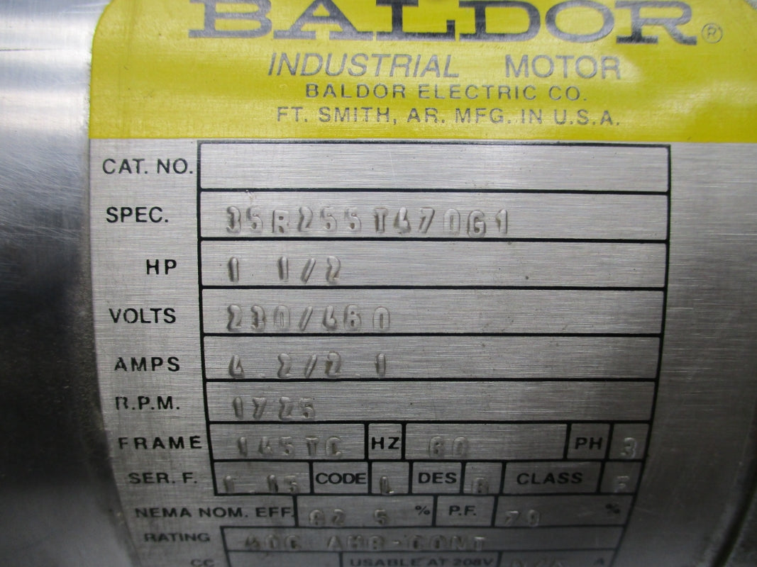 BALDOR 35R255T470G1 SER. F UNMP