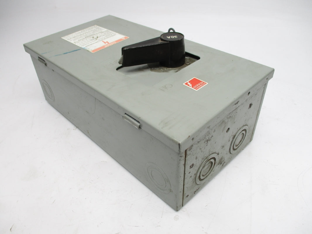 FEDERAL PIONEER 1336 SER. W94 600V 30A NSNP