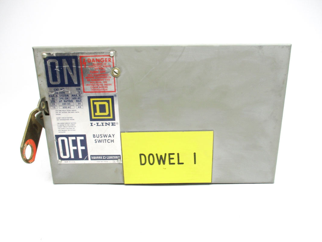 SQUARE D PQ-3606 SER. 2 600VAC 60A UNMP