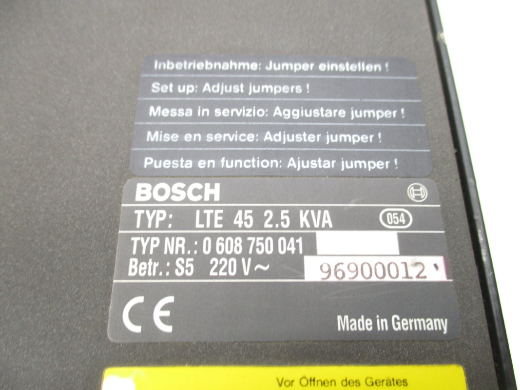 BOSCH LTE452.5KVA 0608750041 220V UNMP
