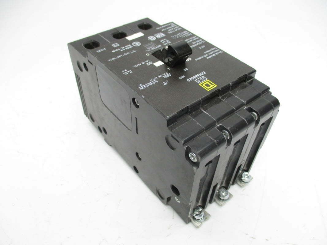 SQUARE D EDB36020 347V 20A NSNP