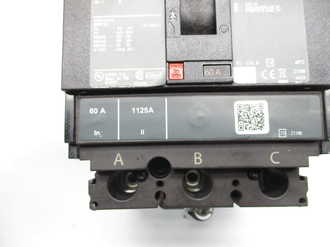 SQUARE D HLA36060 600V 60A (AS PICTURED) NSNP