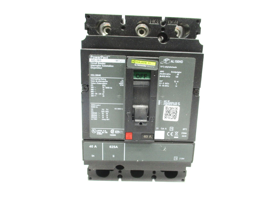 SQUARE D HGL36040 600V 40A NSNP