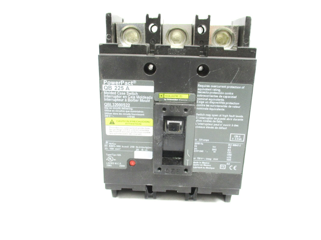 SQUARE D QBL32000S22 240V 225A NSNP