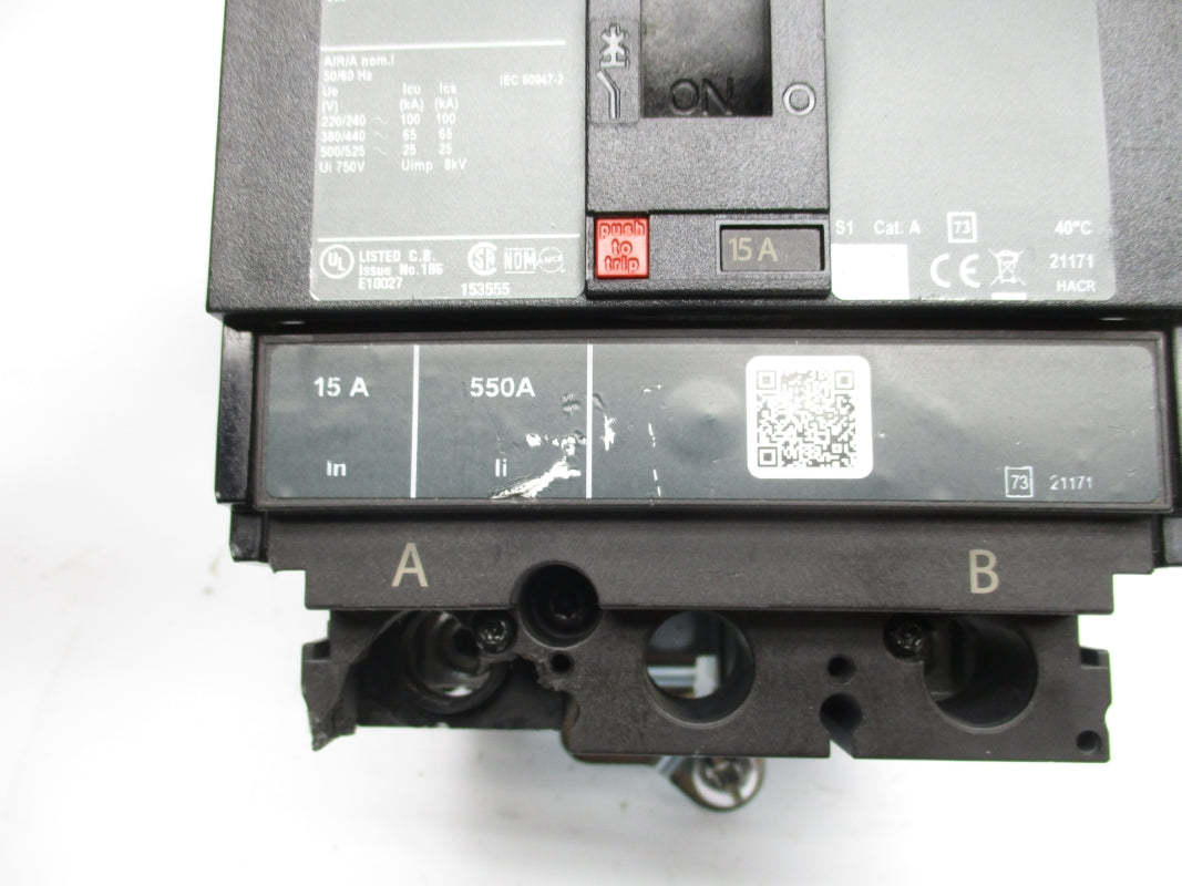 SQUARE D HJA260151 600V 15A (AS PICTURED) NSNP