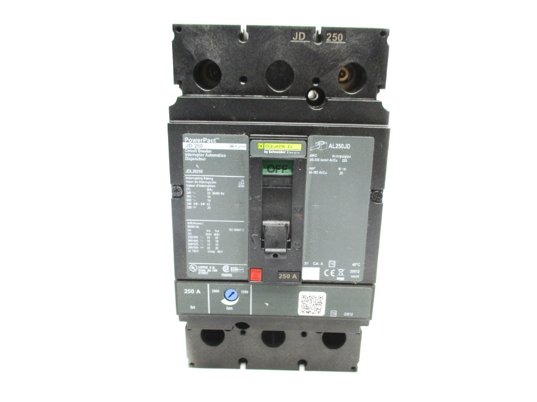 SQUARE D JDL26250 600V 250A NSNP