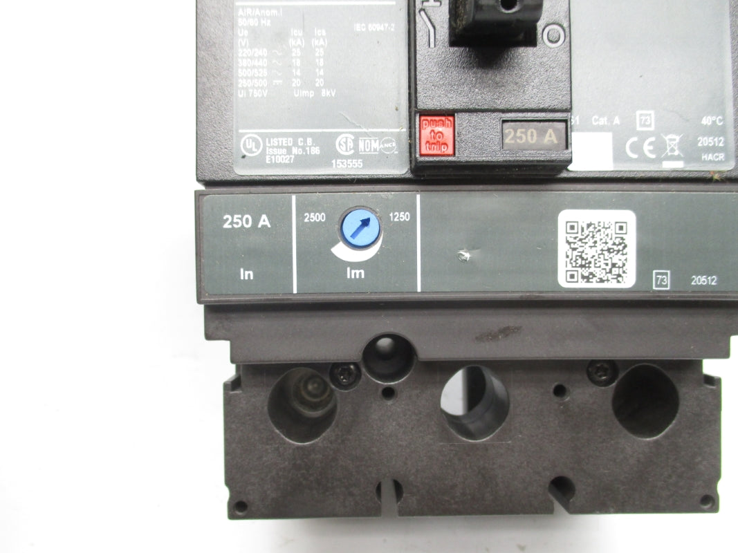 SQUARE D JDL26250 600V 250A NSNP
